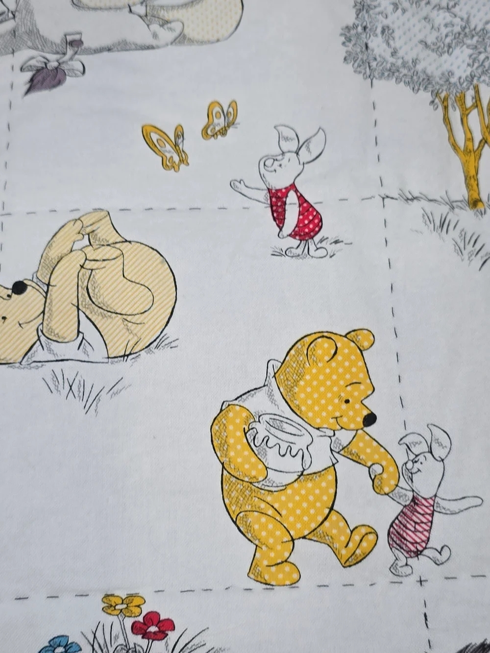 Disney Winnie the Pooh & Friends Multi-Purpose Quilted Baby Blanket 42x46
